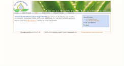 Desktop Screenshot of ahfni.com